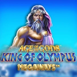 Age Of The Gods: King of Olympus Megaways logo by Origins at Ice Casino