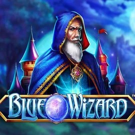 Blue Wizard by Quickspin, showcased at icekaszino.org – game logo