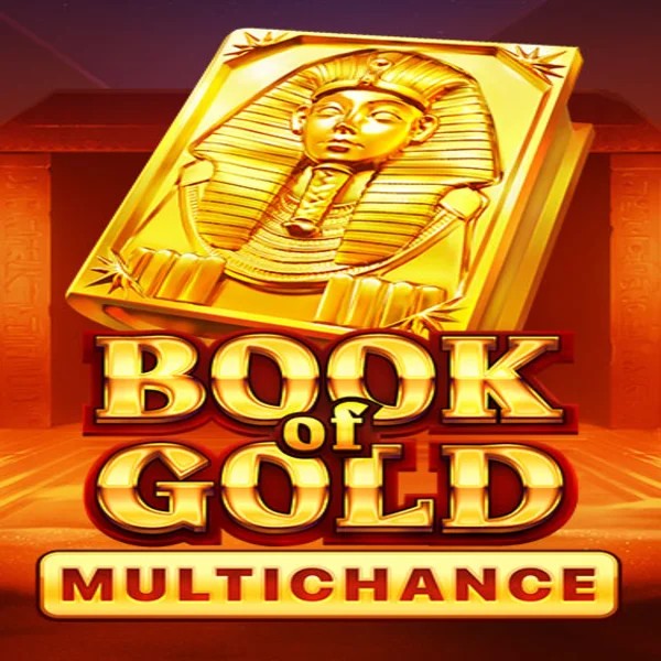 Book of Gold Multichance logo by Playson at Ice Casino