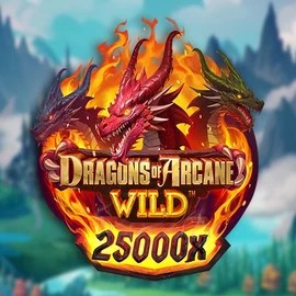 Dragons of Arcane Wild logo by Foxium Ice Casino