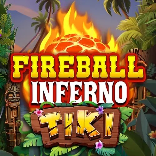 Fireball Inferno Tiki logo by NetEnt at Ice Casino