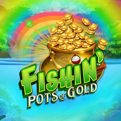 Official Slots logo: Fishin Pots Of Gold by Gameburger Studios at Ice Casino