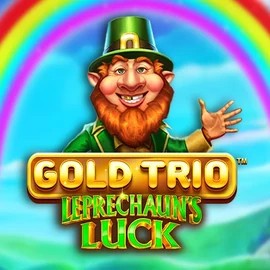 Gold Trio Leprechaun's Luck logo – Slots by Playtech at Ice Casino