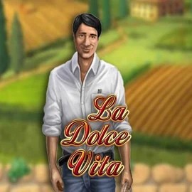 La Dolce Vita slot logo by Gamomat at Ice Casino