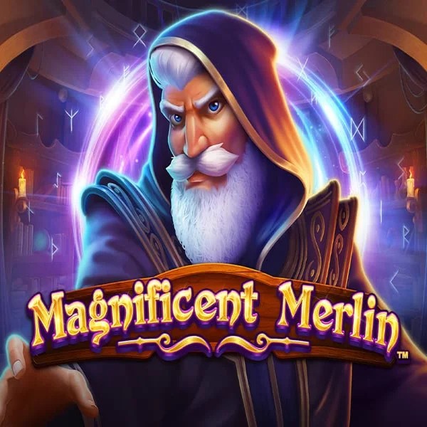 Magnificent Merlin slot visual from Greentube available on icekaszino.org