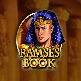Ramses Book Deluxe slot logo by Gamomat at Ice Casino