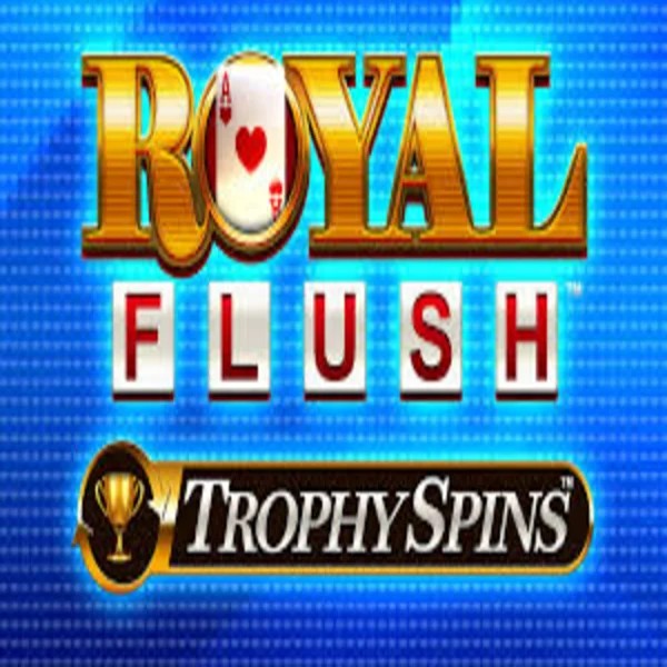 Royal Flush Trophy Spins online game logo by Greentube on icekaszino.org