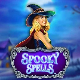 Spooky Spells slot logo by Novomatic at Ice Casino