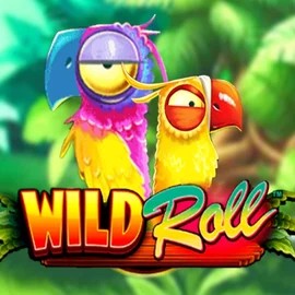 Wild Roll slot logo by Playtech at Ice Casino